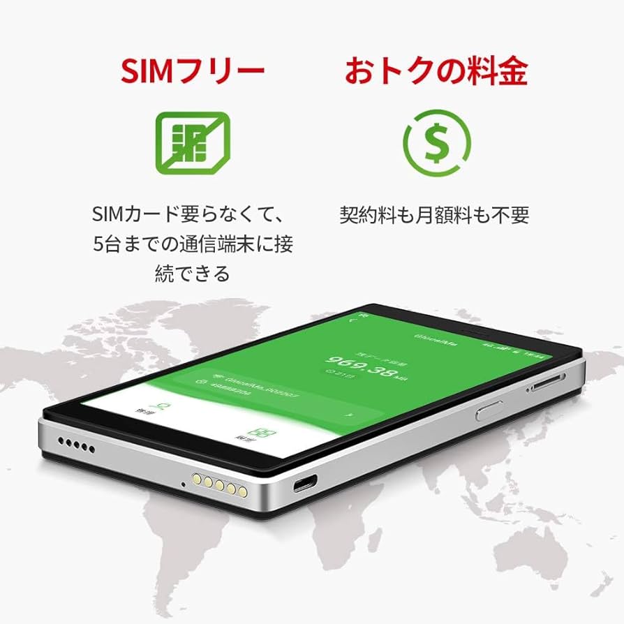 GlocalMe G4 Pro ギガ付きセット 3900mAhモバイルルーター Amazon.co.jp: GlocalMe G4 Pro 4G対応 日本100ギガ付き